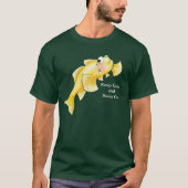 T-shirt Gardez le calme et nagez dessus (Devant)