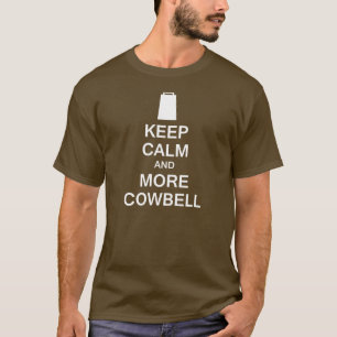 T-shirt Gardez le calme et plus de sonnaille