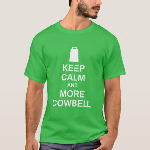 T-shirt Gardez le calme et plus de sonnaille