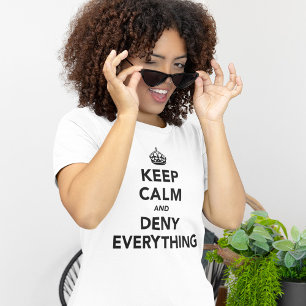 T-shirt Gardez le calme et refusez tout