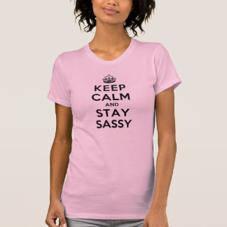 T-shirt Gardez le calme et restez impertinent