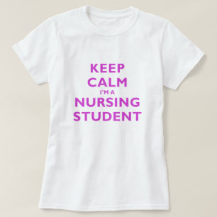 T-shirt Gardez le calme Im un étudiant de soins