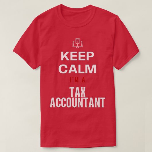 T-shirt Gardez Le Calme Ix27m Un Comptable De Chemise Comp (Design devant)