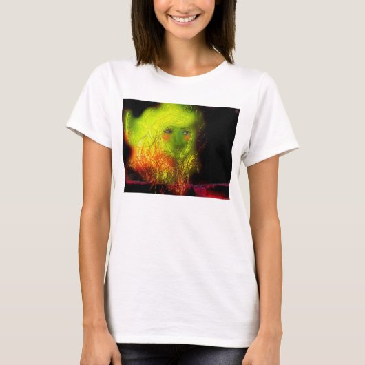 T-shirt Gardez le changement vert (Devant)