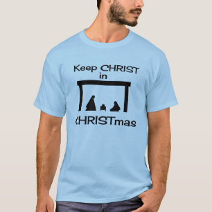 T-shirt Gardez le CHRIST dans les chemises et vêtements de