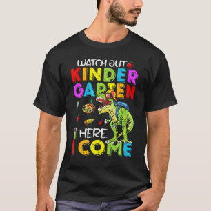 T-shirt Gardez Le Jardin D'Enfants Dinosaures Garçons Reto
