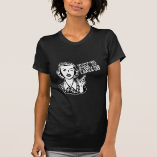 T-shirt Gardez le pantalon de Yo dessus ! - Rétro femme au