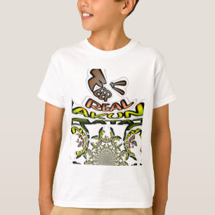 T-shirt Gardez-le réel : Art Kaleidoscope Impression/Graph