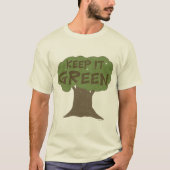 T-shirt Gardez le vert (Devant)