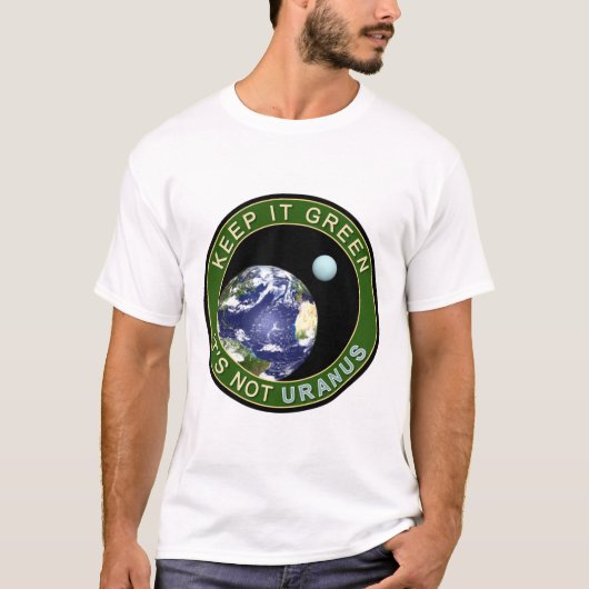 T-shirt Gardez-le vert (Devant)