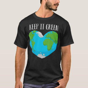 T-shirt Gardez-le vert Sauvez la planète Terre De l'enviro