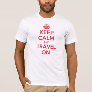 T-shirt Gardez le voyage calme