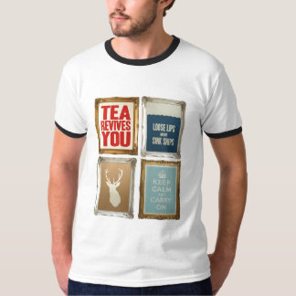 T-shirt Gardez les affiches calmes