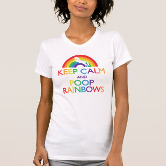 T-shirt Gardez les arcs-en-ciel de calme et de dunette