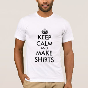 T-shirt Gardez les chemises calmes
