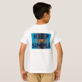 T-shirt Gardez les Choses Simples (Dos entier)