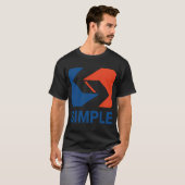 T-shirt Gardez les choses SIMPLES (Devant entier)