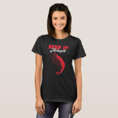T-shirt Gardez Les Crevettes Simplement Fruits De Mer (Devant entier)