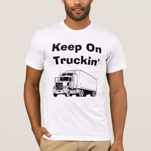 T-shirt Gardez sur Truckin (Devant)