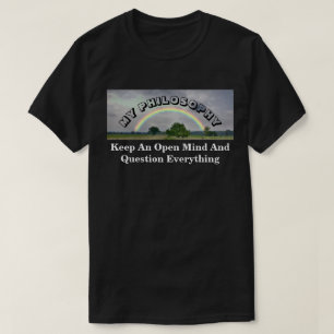 T-shirt Gardez Un Esprit Ouvert Et Remettez En Question To