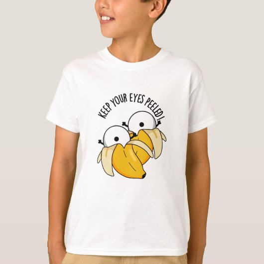 T-shirt Gardez Vos Yeux Peints Funny Eyeball Pun (Devant)