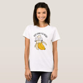 T-shirt Gardez vos yeux pelés Funny Banana Pun (Devant entier)