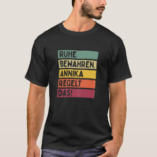 T-shirt Gardez votre calme Annika règne La maxime en coule