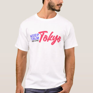 T-shirt Gardez votre calme et aimez le design Tokyo