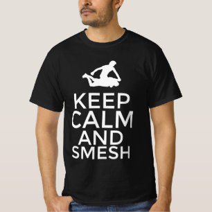 T-shirt Gardez votre calme et smesh