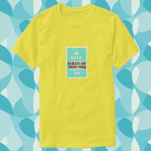 T-shirt Gardez votre calme, jetez des choses