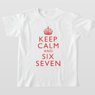 T-shirt Gardez votre calme Six Sept Mème Humour Viral Vête