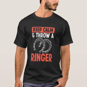 T-shirt Gardez votre sang-froid, lancez l'anneau Équipe