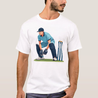 T-shirt Gardien de billets en action rattraper balle de cr