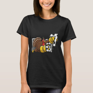 T-shirt Gardien de but de dinde Soccer 67 Six Sept Garçons