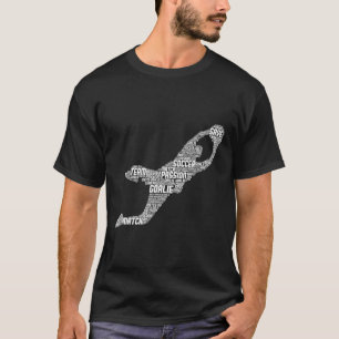T-shirt Gardien de but de football Hommes Enfants Garçons