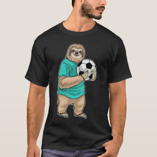 T-shirt Gardien de but de football Sport de paresseux