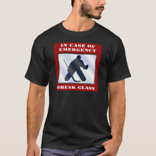 T-shirt Gardien de but d'hockey de secours