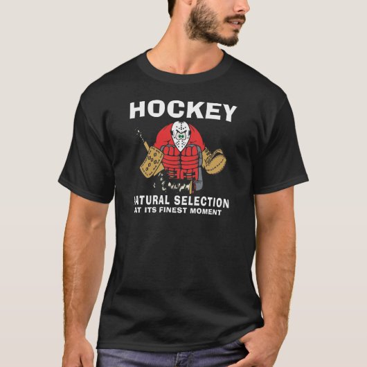 T-shirt Gardien de but drôle d'hockey (Devant)