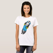 T-shirt Gardien de but Panda Soccer (Devant entier)