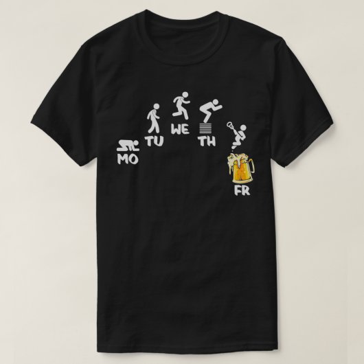 T-shirt Gardien de gardien de but de crosse 2 (Design devant)