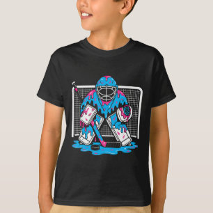T-shirt Gardien de hockey crème glacée goutte garçons hock