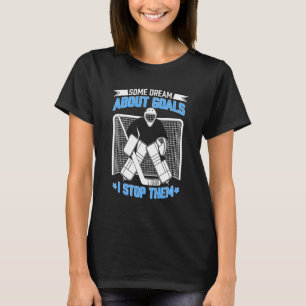 T-shirt Gardien de hockey sur glace Gardien de but de hock
