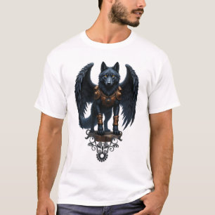 T-shirt Gardien de la Lune – Le Loup à l'Aile Noire