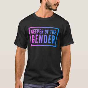 T-shirt Gardien De La Partie De Révélation De Genre Fourni