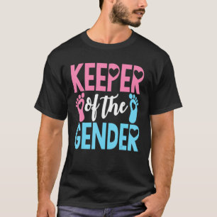 T-shirt Gardien De La Partie De Révélation De Genre Mignon