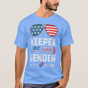 T-shirt Gardien De La Révélation De Genre 4 juillet Drapea