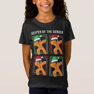 T-Shirt Gardien De La Révélation De Genre Gingerbread Noël