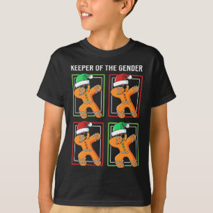 T-shirt Gardien De La Révélation De Genre Gingerbread Noël