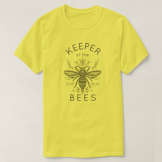 T-shirt Gardien de l'abeille noire (Design devant)