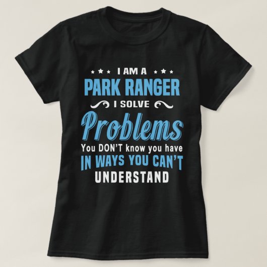 T-shirt Gardien de parc (Design devant)